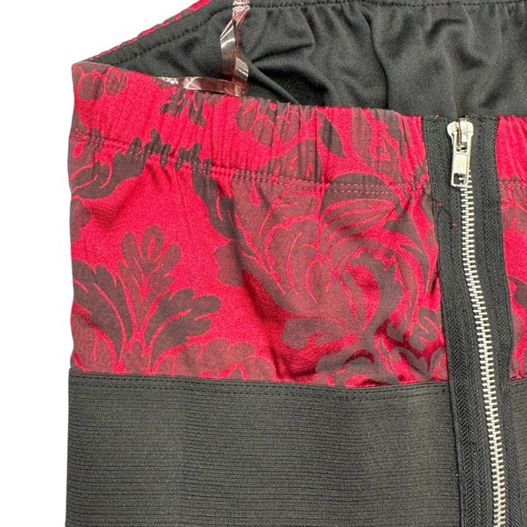 Speechless Ruby Floral Damask Mini Dress (11) - Picture 8 of 10